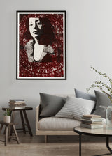 דיוקן מרים שחור בורדו