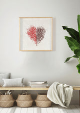 לב סירה בורדו רשת כסף