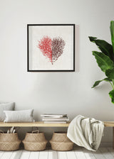 לב סירה בורדו רשת כסף