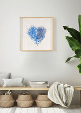 לב סירה כחול רשת כסף