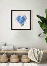 לב סירה כחול רשת כסף