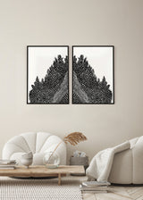 וולקנו שמאל שחור לבן