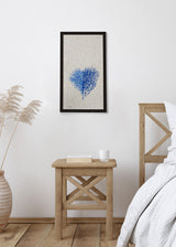 לב סירה כחול כסף