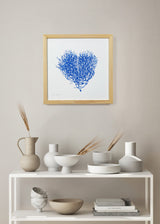 לב סירה כחול - קטן