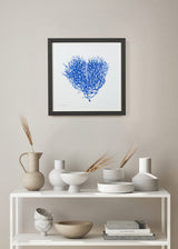 לב סירה כחול - קטן