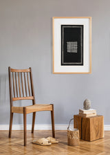 משובץ נול 2 שחור לבן