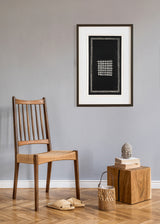 משובץ נול 2 שחור לבן