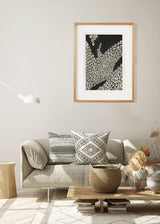 משובץ אובלים בהיר שחור לבן