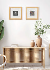 חרוז גריד שחור לבן