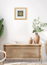 חרוז פרח עיגול צבעוני