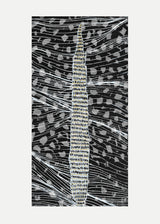 ברוש 1 לבן שביל שחור אפור