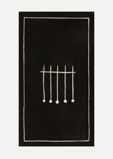 משובץ נול 1 שחור לבן