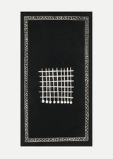 משובץ נול 2 שחור לבן