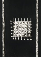 משובץ נול 3 שחור לבן