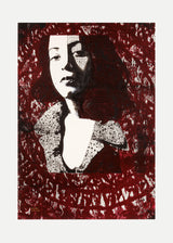 דיוקן מרים שחור בורדו