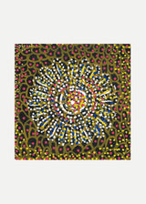 חרוז פרח נקודות צבעוני