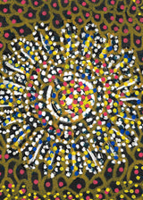 חרוז פרח נקודות צבעוני