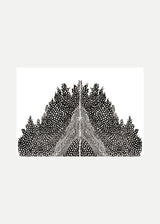 וולקנו כפול שחור לבן