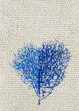 לב סירה כחול כסף